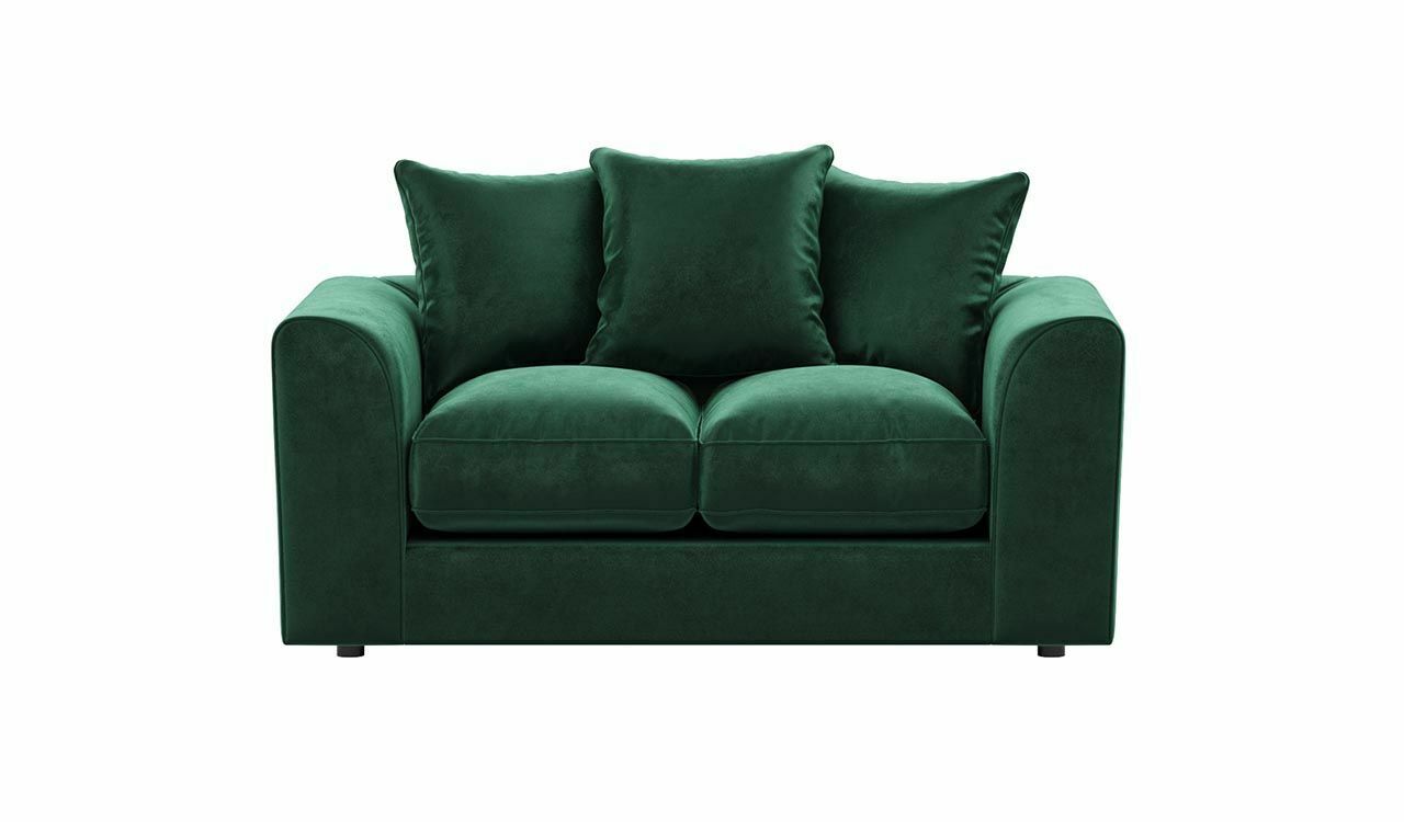 Green Plush Velvet Sofas