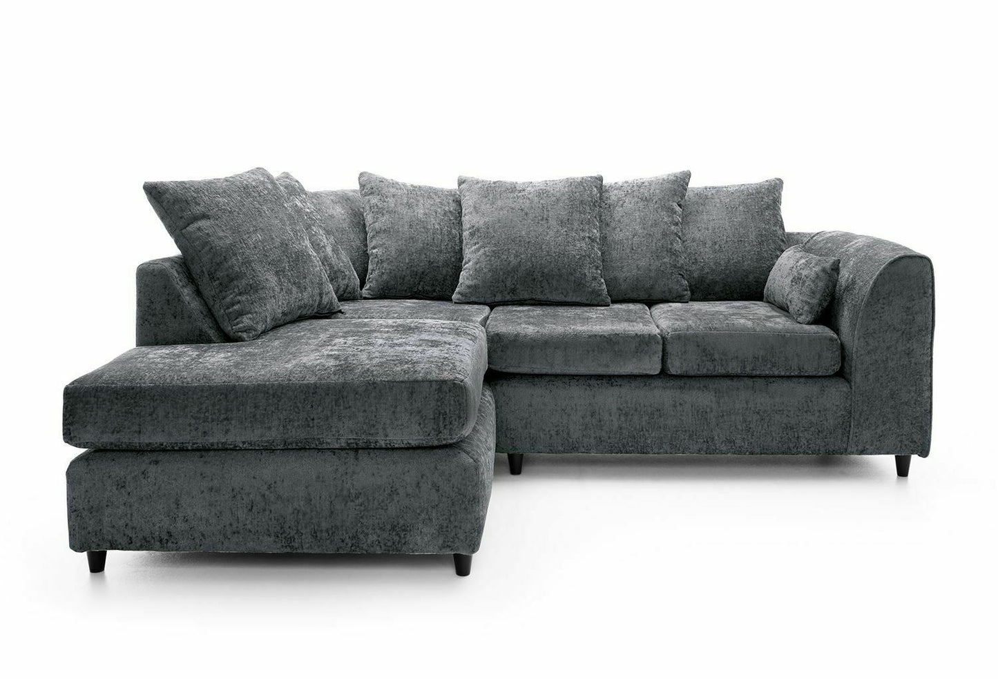 Grey Chenille Fabric Sofa