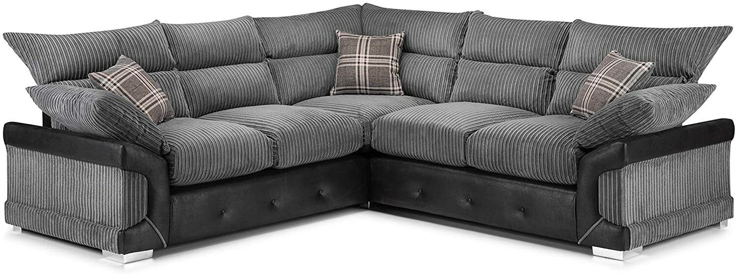 BRAND NEW | Logan Sofa Black & Grey